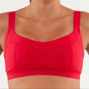 Lululemon Red Engage Sports Bra
